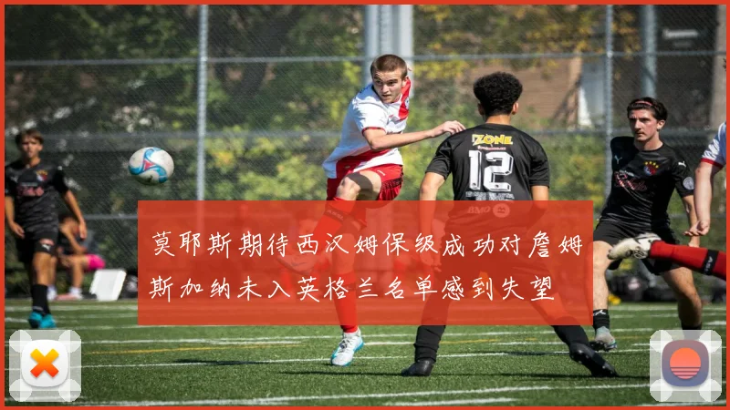 莫耶斯期待西汉姆保级成功对詹姆斯加纳未入英格兰名单感到失望